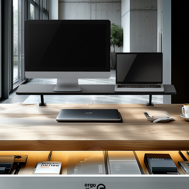 ERGO OFFICE ER-409 Monitorsteun 13"-32" tot max. 20kg tafelblad plank 100x26cm