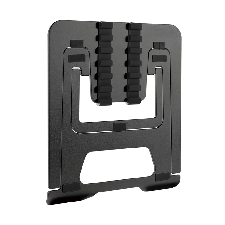 Support pour ordinateur portable pliable ultra-mince en aluminium ERGOOFFICE.EU, noir, adapté aux ordinateurs portables de 11-15'', ER-416 B