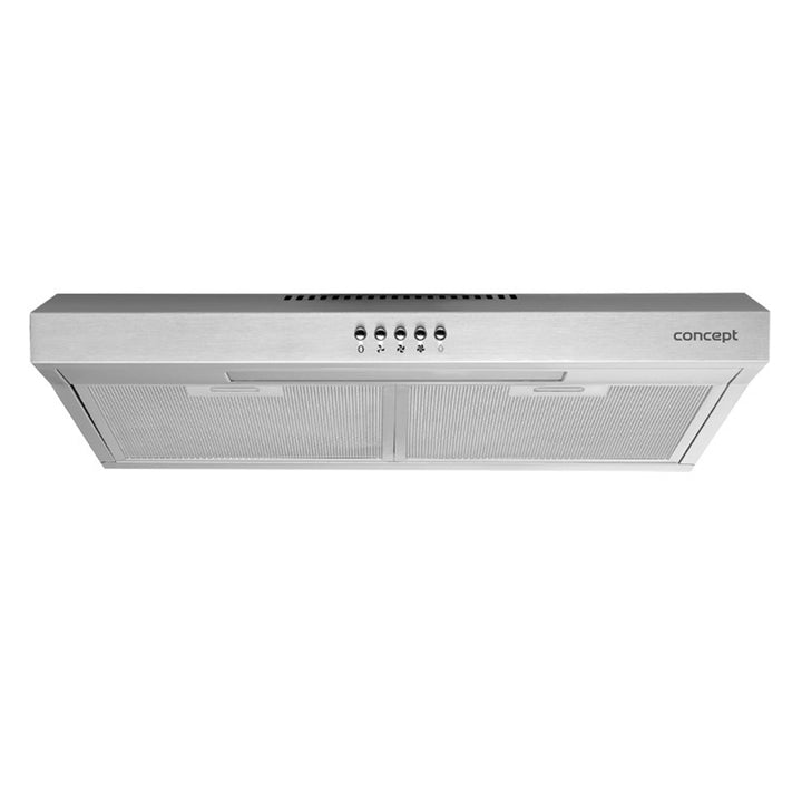 Onderkastkap 60 cm Concept OPP1260ss zilver met LED-verlichting