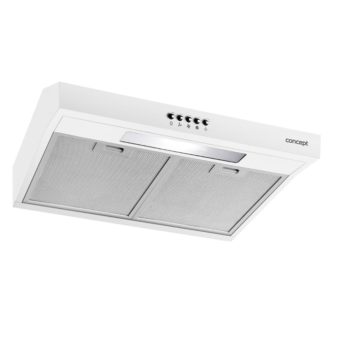 Hotte sous meuble 50 cm Concept OPP1250wh avec filtre à graisse