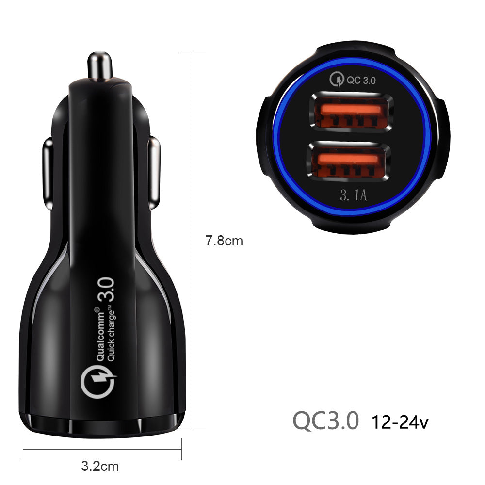 USB-oplader Sigarettenaansteker 12-24V Maclean MCE478 zwart