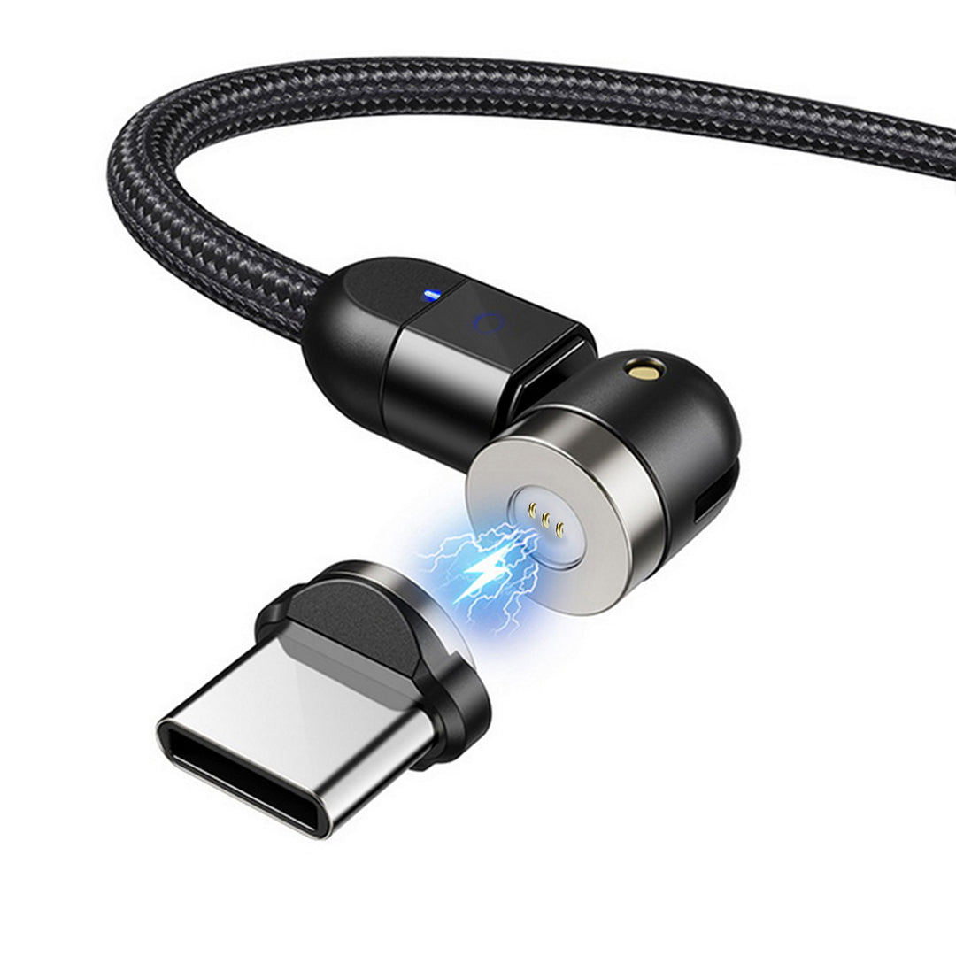 Câble USB magnétique fiche USB Type-C 2m Maclean MCE475