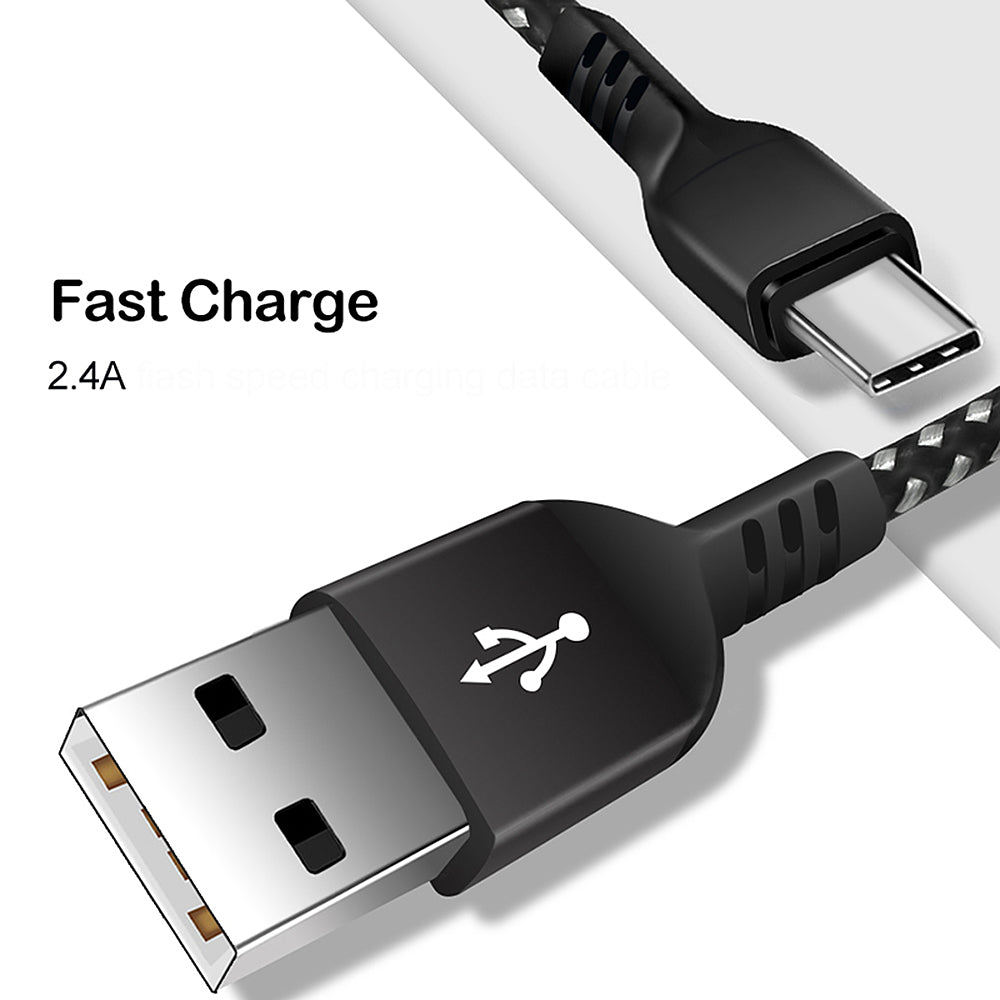 USB Type-C snellaadkabel 1 m 5V / 2,4A Maclean MCE471