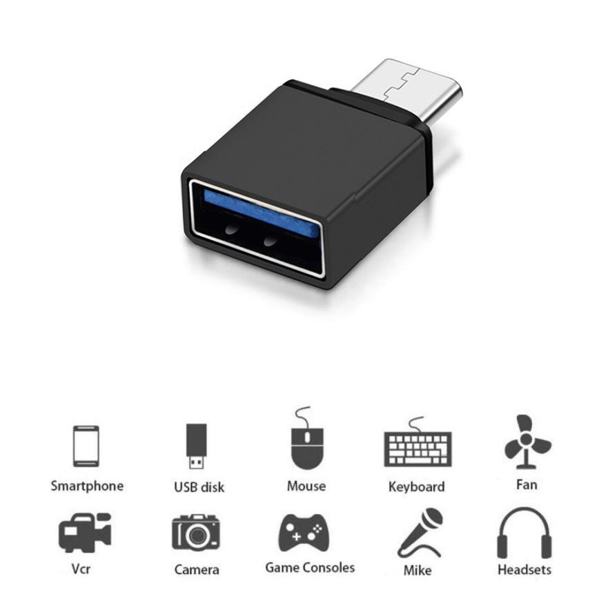 Adaptateur Convertisseur USB A vers USB Type-C OTG MCE470