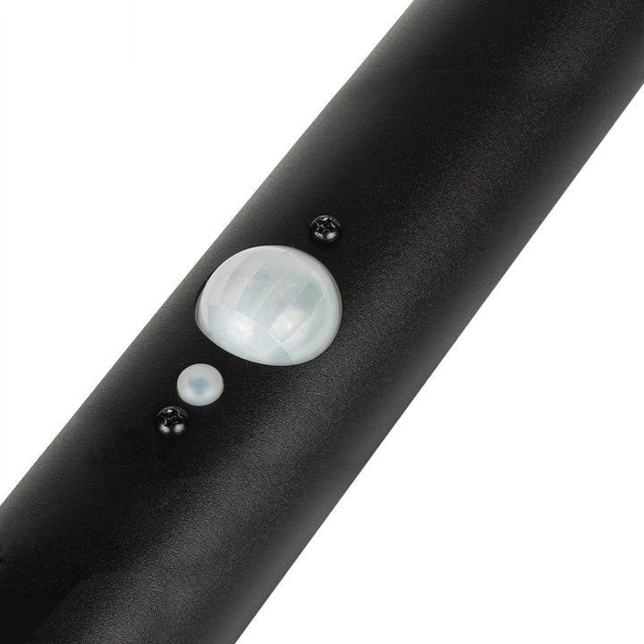 LED-tuinlamp op zonne-energie met zwarte sensor IP44 MCE465 B