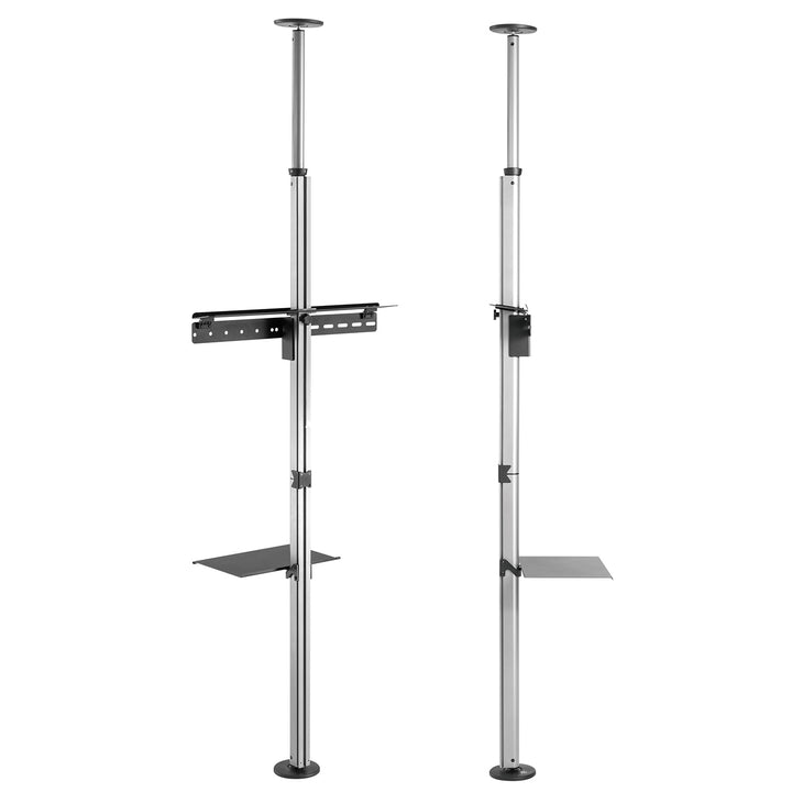 Support TV télescopique plafond et sol avec étagère Maclean MC-791N 37 "-70"  30 kg