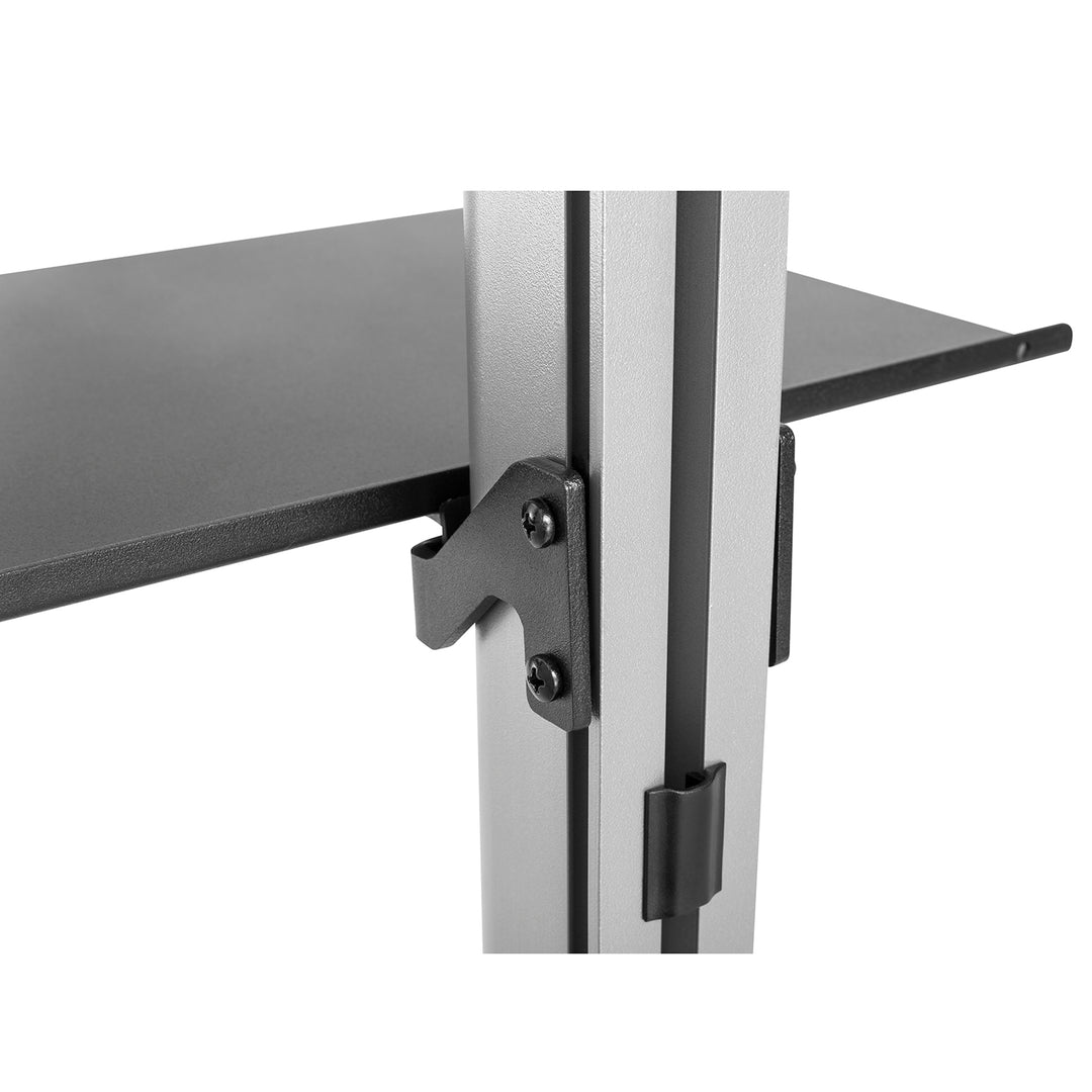 Support TV télescopique plafond et sol avec étagère Maclean MC-791N 37 "-70"  30 kg