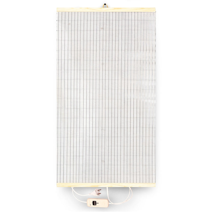 Chauffage infrarouge - panneau chauffant flexible 430W TRIO design 14 transparent, dimensions 100x57cm avec régulateur
