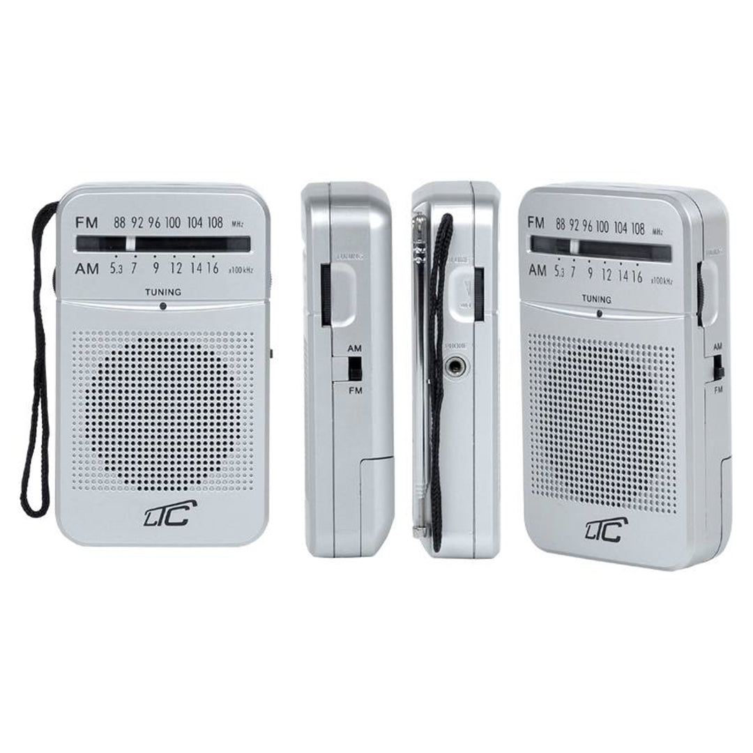 LTC Retro Lega draagbare radio met telescopische antenne