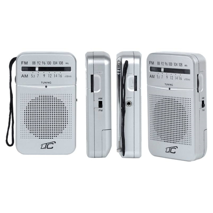 LTC Retro Lega draagbare radio met telescopische antenne