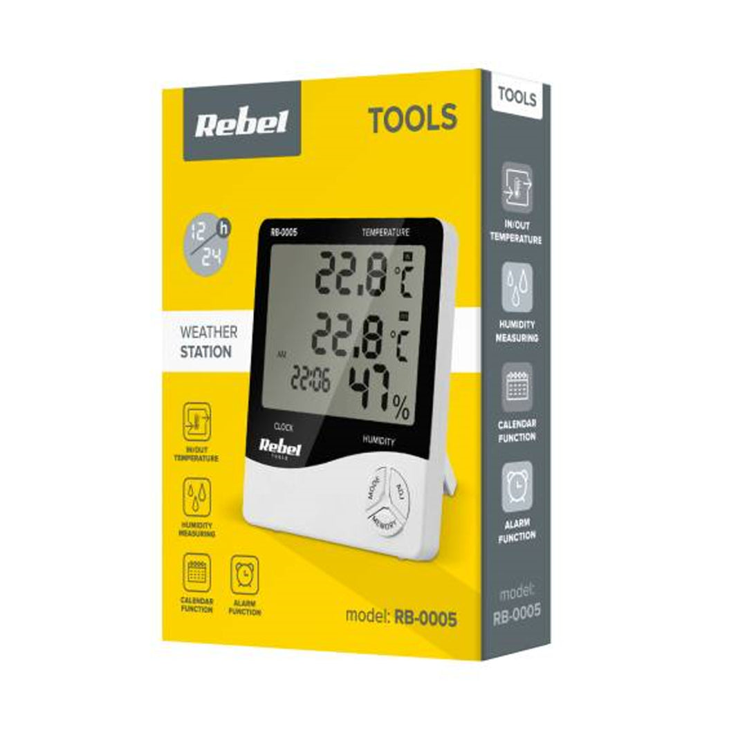 Thermohygrometer voor Rebel Tools RB-0005 weerstation