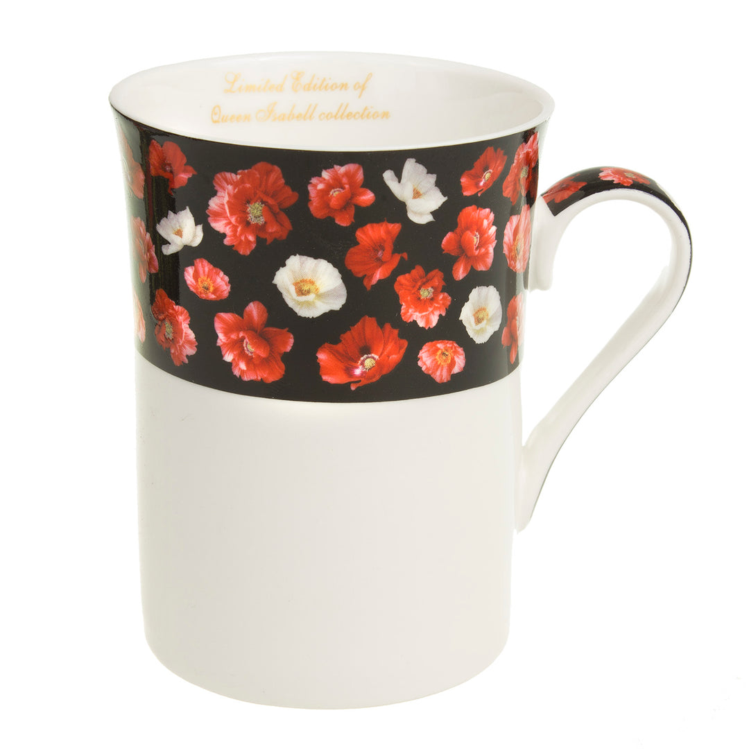 Koffiekop 250 ml Queen Isabel Large Poppy Red