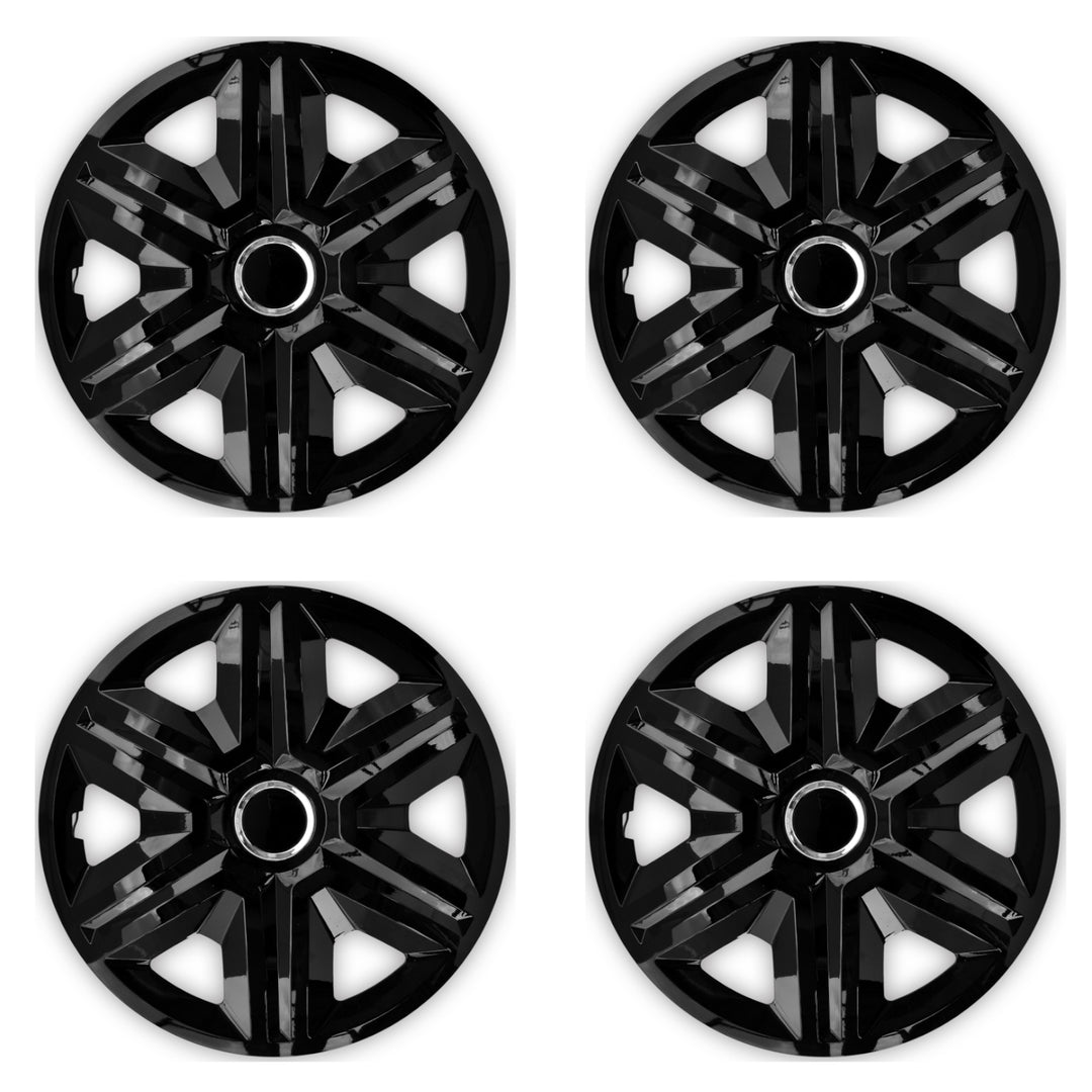 Casquettes 14" NRM FAST BLACK LACQUERED 4 pièces