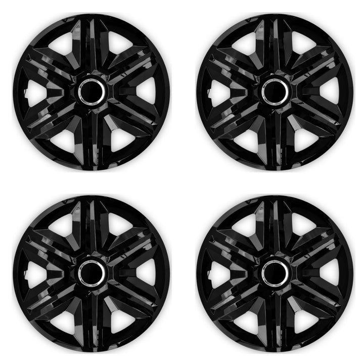 Enjoliveurs de roues 16 " universels 4 pièces noir