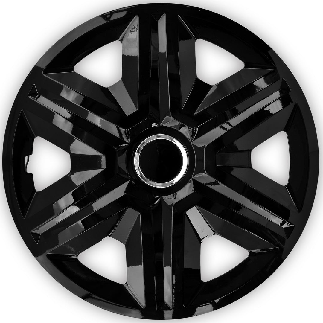 Enjoliveurs de roues 16 " universels 4 pièces noir