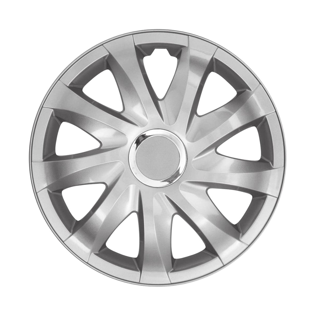 15" NRM DRIFT SILVER wieldoppen gelakt 4 stuks zilver