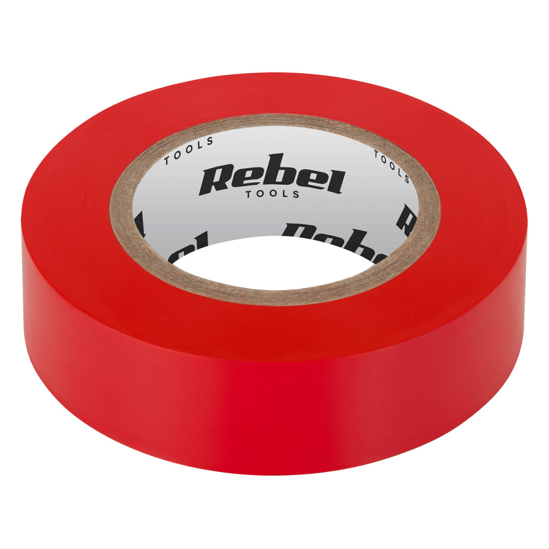 REBEL Zelfklevende isolatietape (0,13 mm x 19 mm x 20 yd) Rood