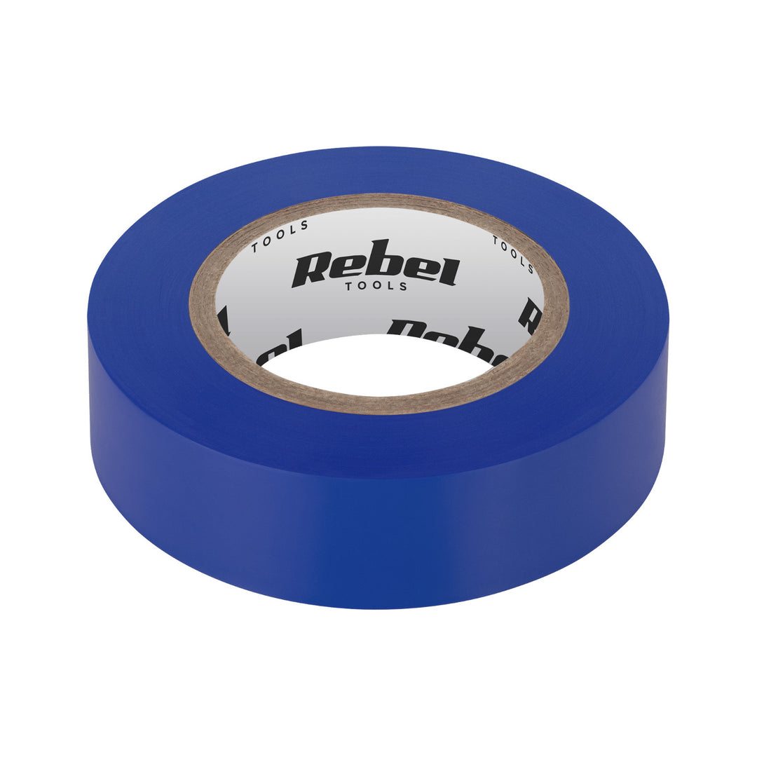 Ruban isolant adhésif REBEL (0,13 mm x 19 mm x 20 yd) bleu