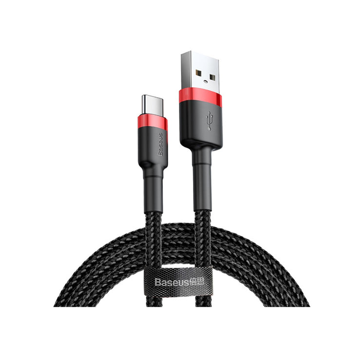 Câble Baseus, USB type C, longueur 50cm, 3A, noir, BASKBK46595