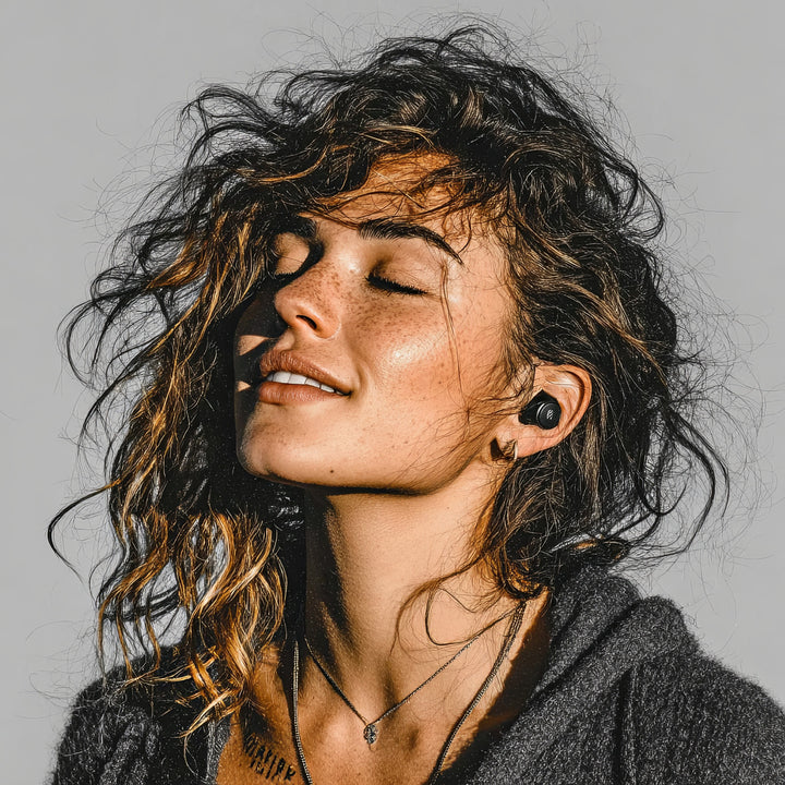 TWS BT 5.1 draadloze hoofdtelefoon zwart met powerbank Audiocore AC580