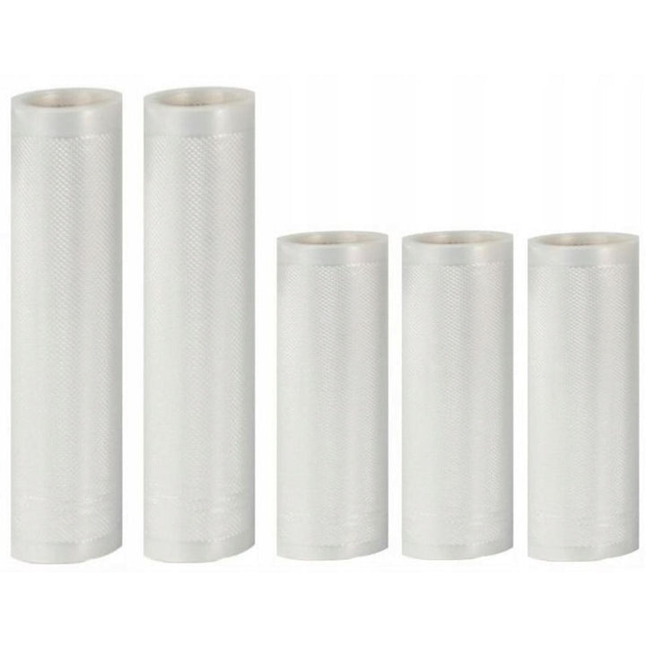 Kit universel de film Camry pour scelleuses sous vide (2 rouleaux 28x300cm + 3 rouleaux 20x300cm)
