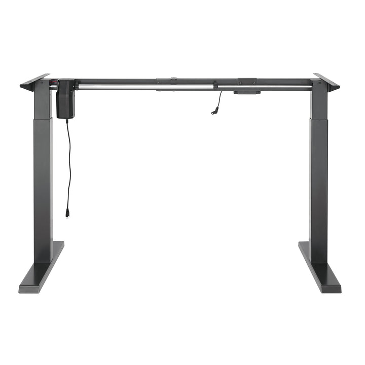 Bureau électrique Ergo Office réglable en hauteur, gris, hauteur max 123 cm, 80 kg - sans plateau, pour travail debout et assis, ER-433