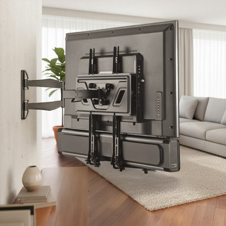 Support universel de barre de son jusqu'à 15kg Support de haut-parleur pour montage sous la TV