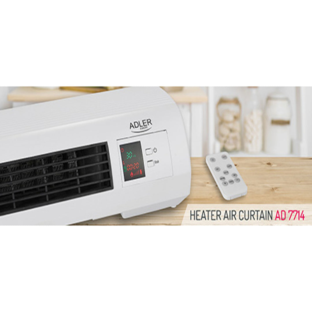 Aérotherme rideau d&#39;air Adler AD 7714 2200W télécommande