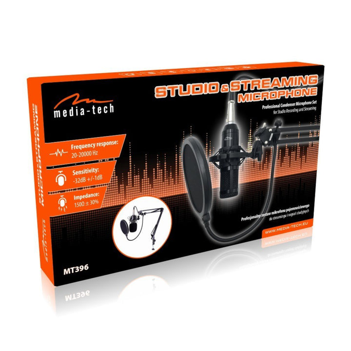 MediaTech MT396 Microphone de studio et de streaming Kit professionnel