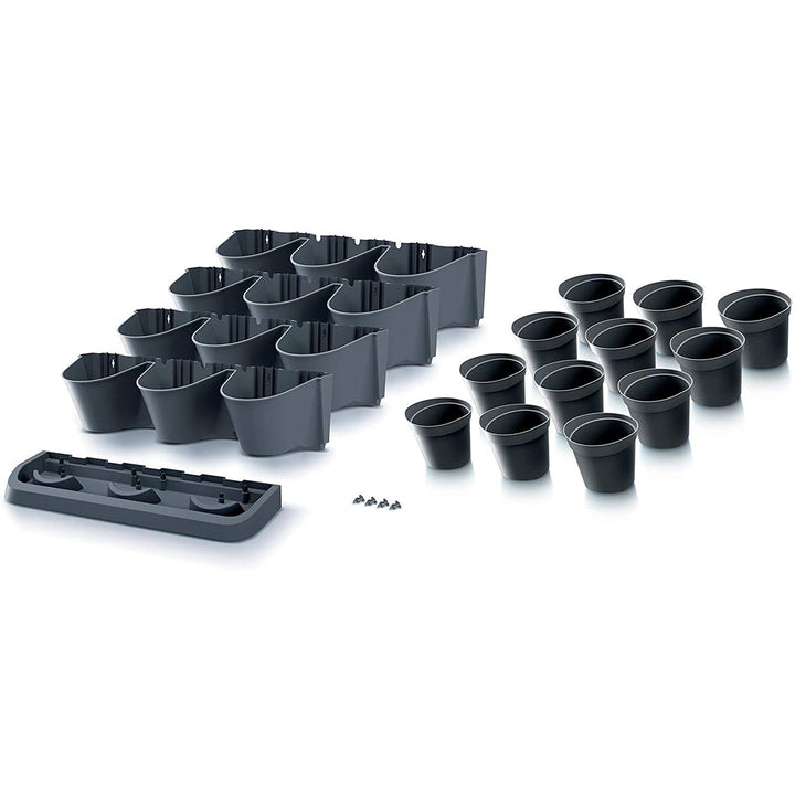 Staande verticale tuin Prosperplast Cascade Garden antraciet