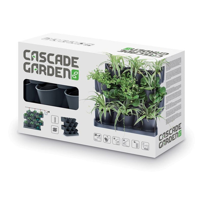 Staande verticale tuin Prosperplast Cascade Garden antraciet