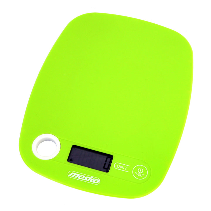 Balance de cuisine Mesko, écran LCD, jusqu'à 5kg, tare, vert, MS 3159g