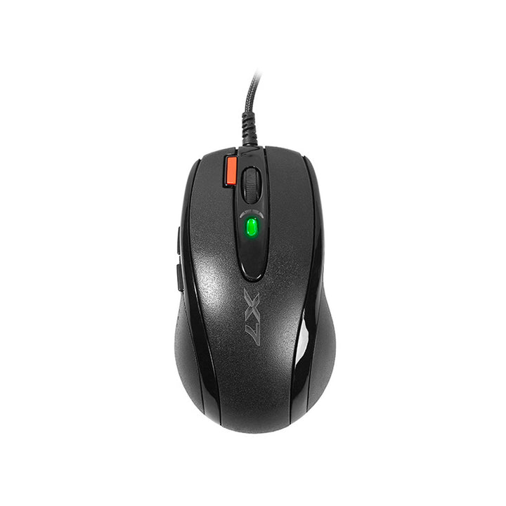 A4Tech souris + tapis de souris, 7 boutons, capteur optique, USB, X-Game X-7120