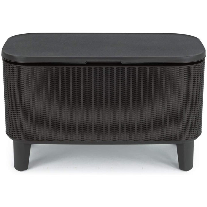Table avec réfrigérateur jardin 2en1 Bevy Cool Bar graphite