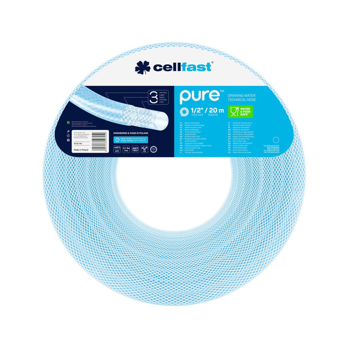 Cellfast Pure drinkwaterslang 12,5 mm x 2,5 mm 20 m