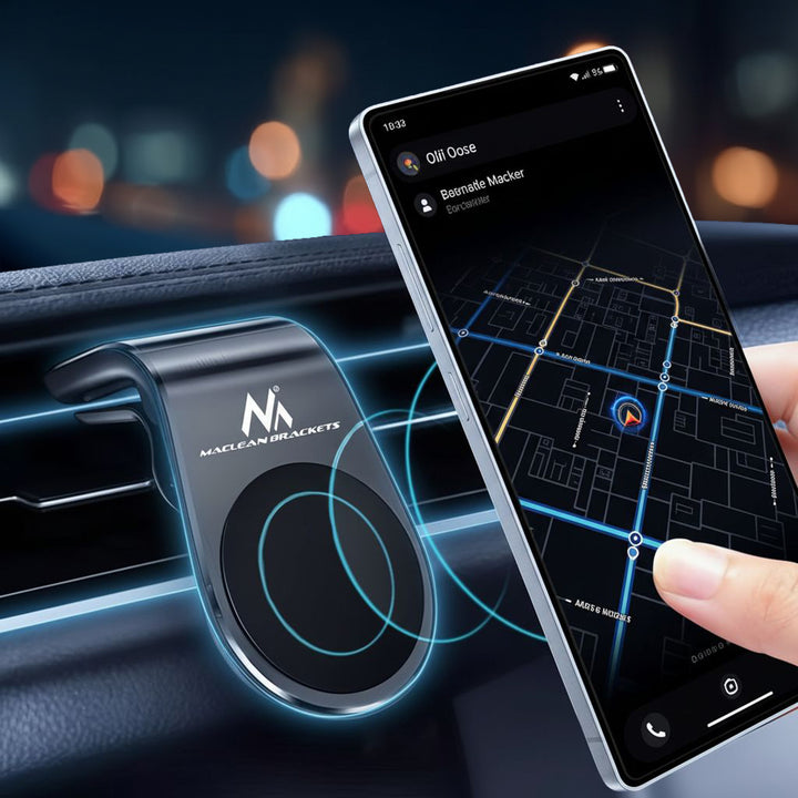 Maclean MC-326 Support universel de téléphone portable de voiture pour la ventilation aimant de voiture support magnétique support de smartphone