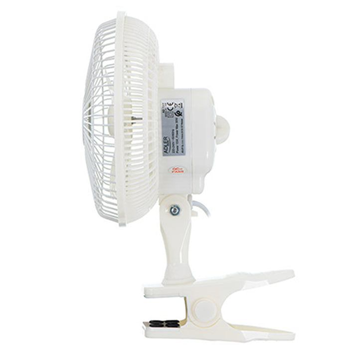 Adler AD7317 Ventilateur de Bureau avec Clip de Montage 15cm Innovant