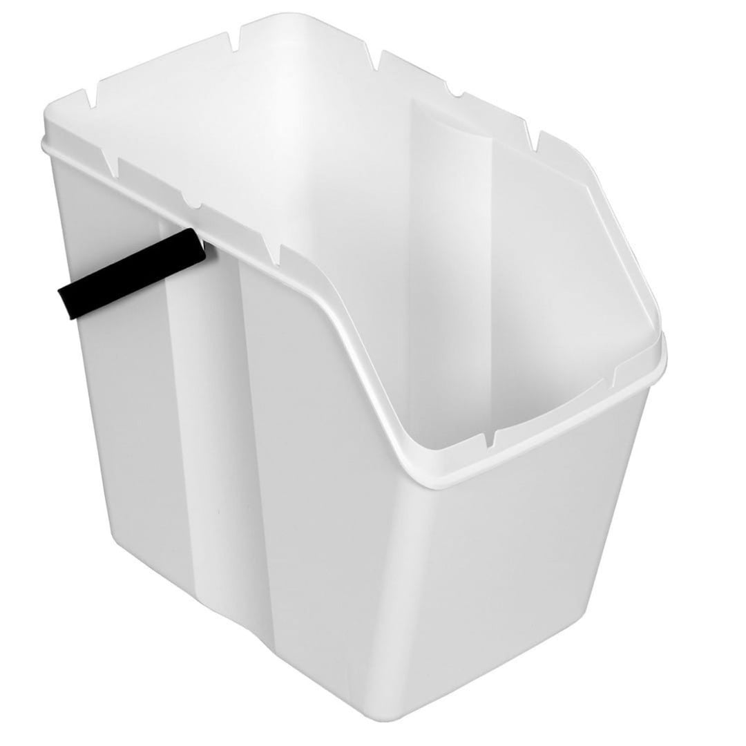 Ensemble Poubelles Tri des dechets 3x25L blanc Sortibox Prosperplast ISWB25S3