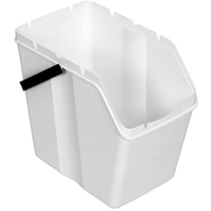 Ensemble Poubelles plastique blanc 4x25L Sortibox Prosperplast ISWB25S4-S449