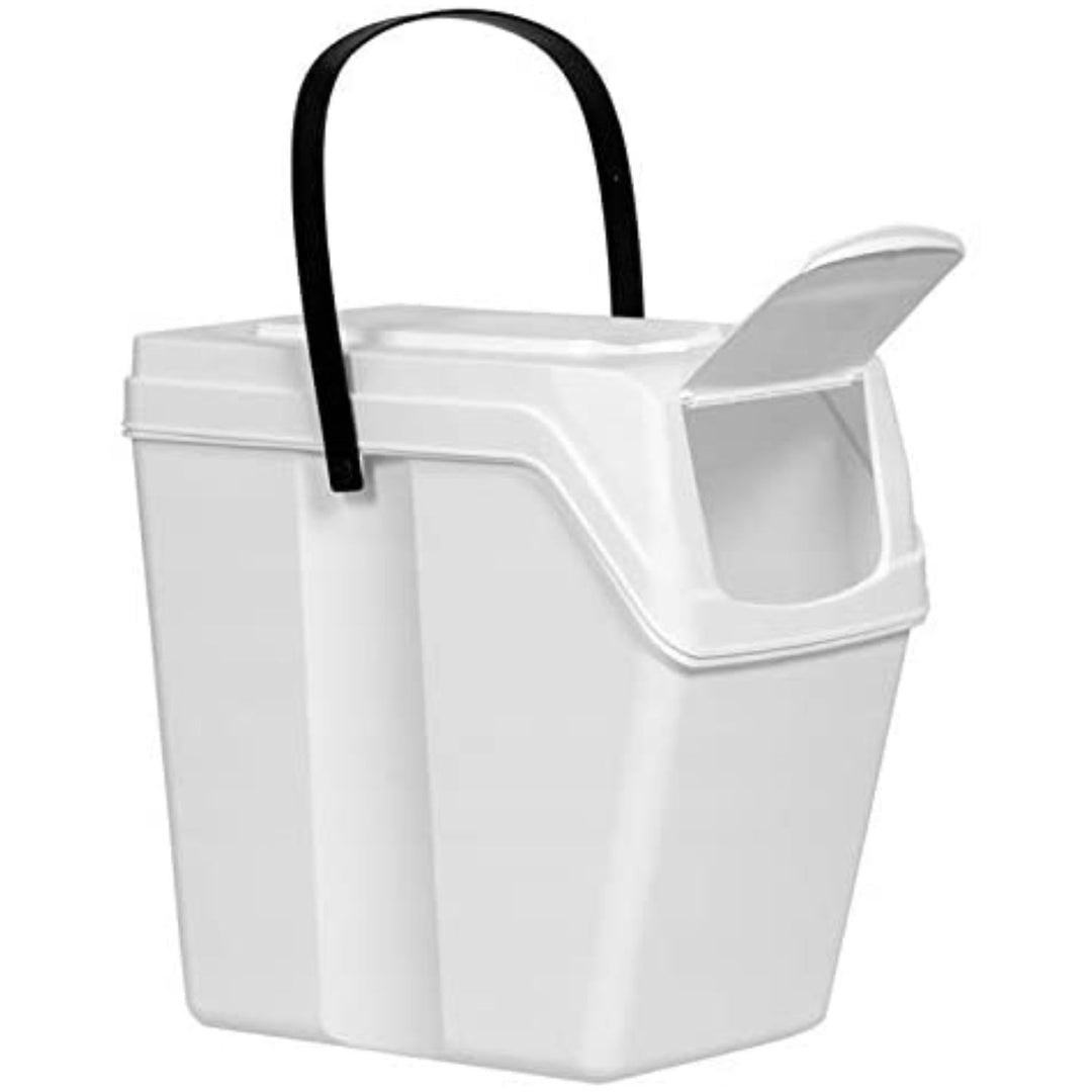 Ensemble Poubelles plastique blanc 4x25L Sortibox Prosperplast ISWB25S4-S449