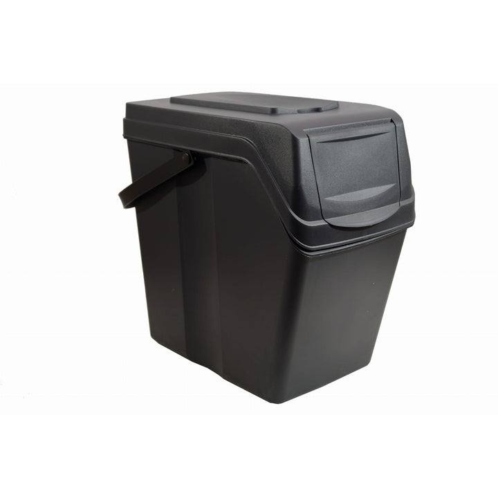 Ensemble de poubelle anthracite 4x25L Sortibox Prosperplast ISWB25S4-S433
