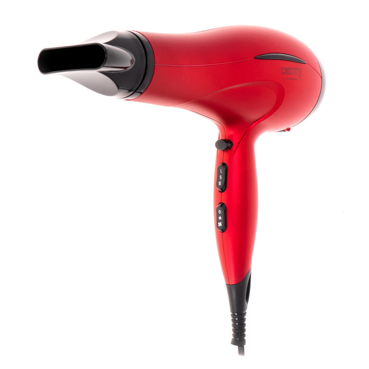 Sèche-cheveux Camry, 2 niveaux de puissance, 3 niveaux de température, 2400W, rouge, CR 2253