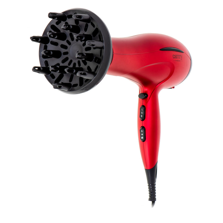 Sèche-cheveux Camry, 2 niveaux de puissance, 3 niveaux de température, 2400W, rouge, CR 2253
