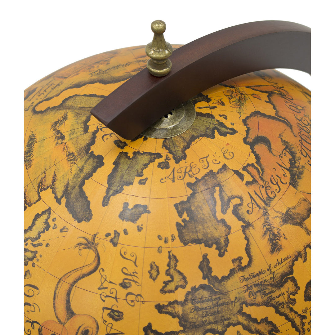 Globe Coloniale alcoholbar Luxe houten standaard IM-A-51258