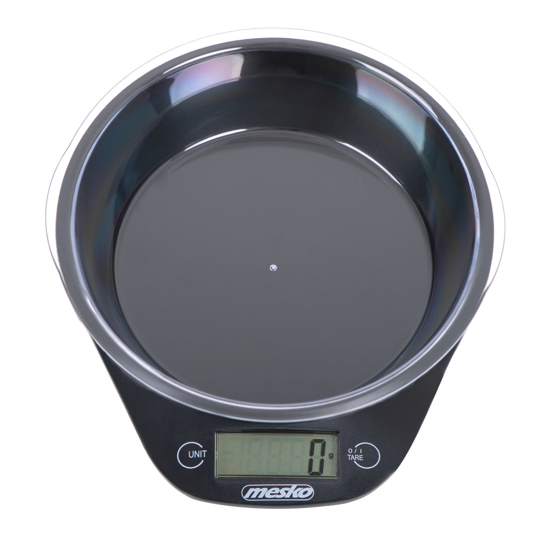 Balance de cuisine Mesko MS 3164 avec bol ayant une capacité de charge maximale de 5 kg