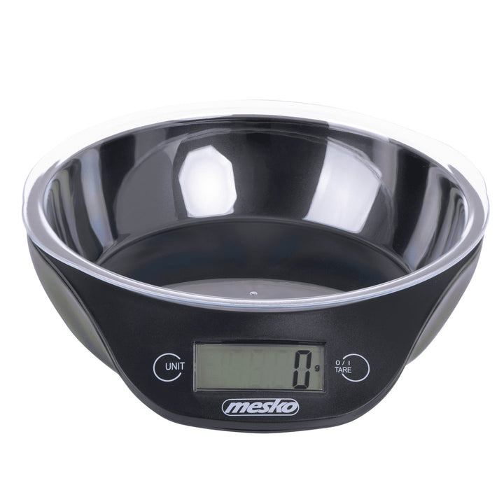 Balance de cuisine Mesko MS 3164 avec bol ayant une capacité de charge maximale de 5 kg