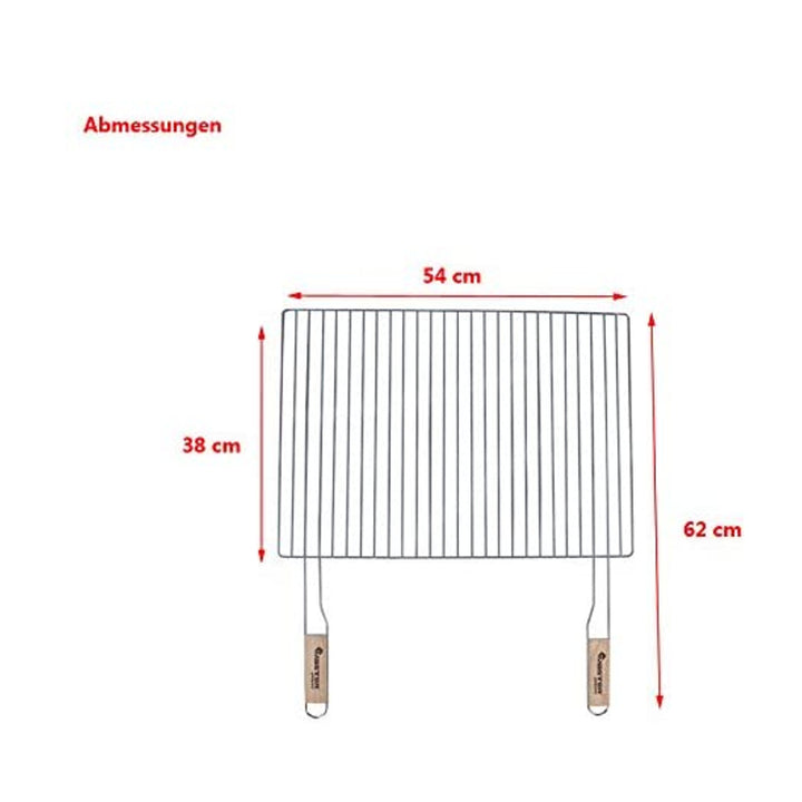 Grille de barbecue 54x38cm acier Master Grill MG252