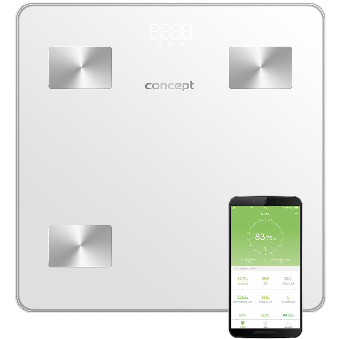 Intelligente analytische balans BT wit Concept VO4000