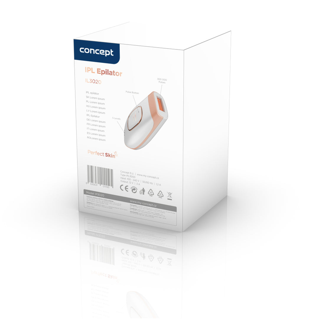 Épilateur IPL 2 modes 5 niveaux Concept Perfect Skin IL3000