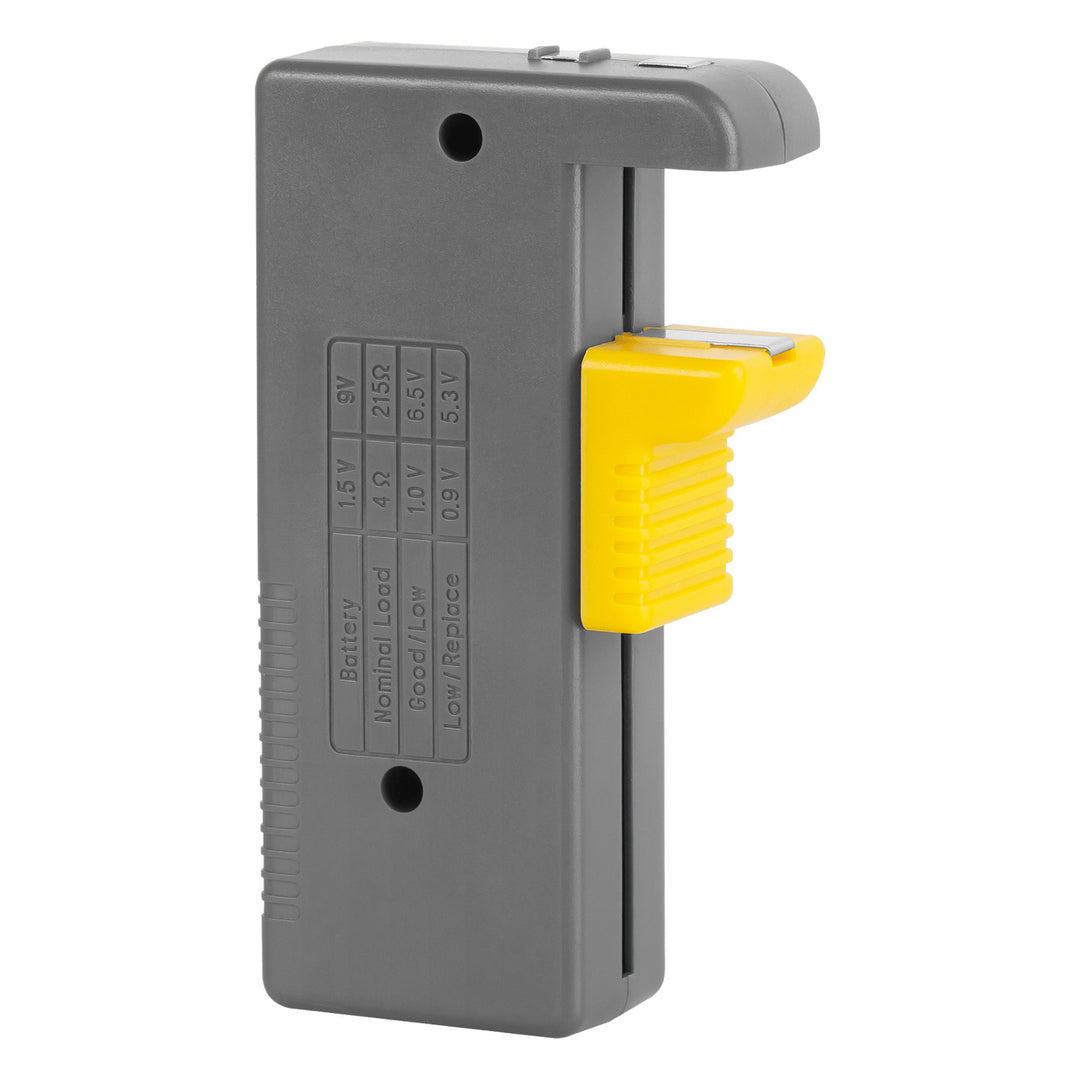 Testeur de piles Rebel, analogique, pour 9 V, piles bouton, AAA, AA, C, D, MIE-RB-168